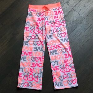 Neon Heart Pajama Pants